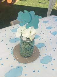 Elephant Little Peanut Baby Shower Centerpiece Elephant Baby Shower Boy Peanut Baby Shower Baby Shower Decorations