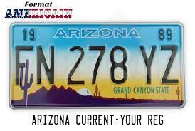 I enhanced to the point where i could see your friend taking the picture in the reflection of the plate. Arizona Reflective Us Usa License Plate Number Plate Embossed Custom