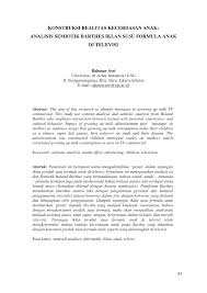 Iklan merupakan media massa yang. Http Jurnal Untidar Ac Id Index Php Komunikasi Article Download 759 548