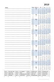It's a perfect gift for family and friends; 2019 Yearly Project Planning Template Free Printable Templates