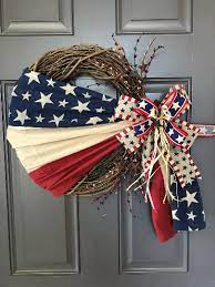 American flag wreath elle marie home. Pin On Snow Flake Wreath