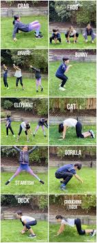 Animal Exercises For Kids In 2020 Physical Activities For Toddlers Physical Activities For Preschoolers Exercise For Kids