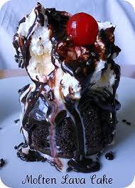 I got one of these amazing things yesterday at chili's but ordered it to go. Chili S Hot Fudge Molten Lava Cake Recipe Lava Cakes Hot Fudge Molten Lava Cakes