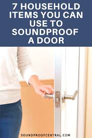 7 household items you can use to soundproof a door sound proofing sound proofing door door curtains diy