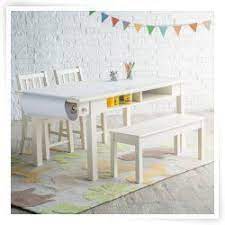 I love seeing what they come back and add to their little drawings. Classic Playtime Vanilla Deluxe Activity Table With Free Paper Roll Kids Craft Tables Kids Table Chairs Kid Table