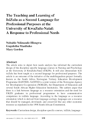 All students share in double rooms while postgraduate students can be accommodated in a single room if available. Pdf The Teaching And Learning Of Isizulu As A Second Language For Professional Purposes At The University Of Kwazulu Natal A Response To Professional Needs