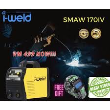 Maybe you would like to learn more about one of these? I Weld Smaw 170 Iv Welding Machine Set Foc I Weld S998 Auto Darkening Topi Welding Mesin Welding I Weld Mma Welding Shopee Malaysia