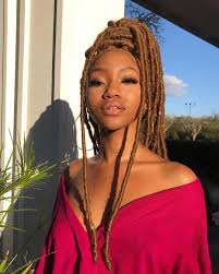 Black And Honey Blonde Faux Locs Honey Colored Locs Faux Locs Hairstyles Hair Styles Honey Blonde Hair