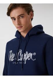 Lee Cooper Kapüşon Yaka Lacivert Erkek Sweatshırt 231 Lcm 241014 Gregor