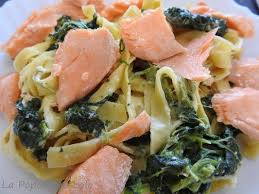 Tagliatelles Fraiches Au Saumon Et Epinards Cuisson Au Cookeo Ou Pas Recette Epinards Frais Recette Saumon Frais Recette Epinards