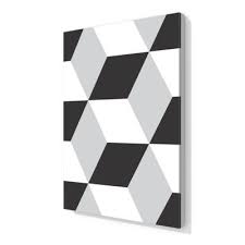 Black And White Canvas Pictures Uk Cubism Black And White Canvas By Nileshkikuuchise From 19 99 Black And White Canvas Modern Scandinavian Interior Canvas
