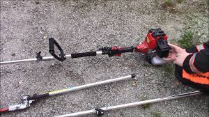 Effortless to change the attachments. 4in1 Brush Cutter First Try Hedge Trimmer Strimmer Brush Cutter Chainsaw Youtube