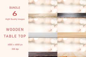 This free mockup from graphic pear showcases one side of a table tent set on a dark wooden support. 6 Empty Wooden Table Digital Backdrop 12 Graphic By Ijmockupstudio Creative Fabrica