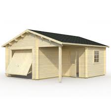 Garage 4 Wooden Garage Timber Garage Roofing Options