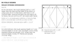 Bifold Closet Doors Sizes