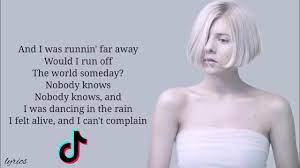 I was painting a picture the picture was a painting of you and for a. Aurora Runway And I Was Runnin Far Away Would I Run Off The World Someday Youtube