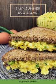 Summer Egg Salad Easy Recipe Recipe Recipes Food Easy Egg Salad