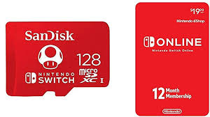 Until determining the card's capabilities, the host device should not use a clock speed faster than 400 khz. Amazon Com Sandisk 128gb Microsdxc Uhs I Memory Card For Nintendo Switch With Nintendo Switch Online 12 Month Individual Membership Digital Code Video Games