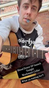 Doin’ the EP launch thing in Workman’s Cellar tonight. Last tix available 