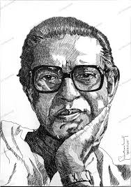 Elliot and ET, brush pen, by me, based