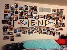 Friends Diy Collage Photo Wall Photo Walls Bedroom Diy Room Decor Diy Room Decor For Teens