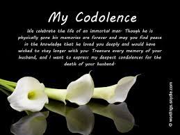 A husband is the head of the home and his presence is like a shield for . Share This On Whatsappcondolence Messages For Loss Of Husband A Husband Is The Head Of The Home A Words Of Sympathy Sympathy Card Messages Condolence Messages