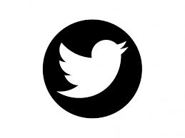 Image result for twitter logo black