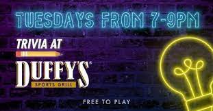 Think tank trivia at dirty laundry, orlando, united states on thu dec 16 2021 at 08:30 pm to 10:00 pm. Tuesday Trivia Presented By Think Tank Trivia At Duffys Sports Grill Lake Mary Duffy S Sports Grill Lake Mary Fl June 15 2021