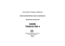 Cikgu hailmi jumaat, januari 04, 2013. Huraian Sukatan Sains Tingkatan 4
