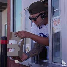Julio Urías stops by Jack in the Box | When you pull up to the drive-thru and see Julio. As part of the No Kid Hungry Campaign with Jack in the Box