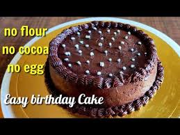 Birthday Chocolate Cake In Lock Down No Cocoa Powder No Flour No Fres Chocolate Cake Recipe Easy Chocolate Cake Recipe Without Cocoa Powder Eggless Cake Recipe