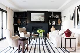 Here is living room with one drywall and one stone wall. The Most Common Living Room Design Mistakes