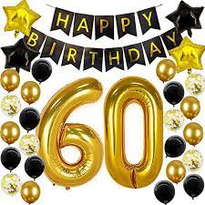Makes it easy to create a birthday video montage compiled of photos and video messages from. 60th Birthday Decorations For Men 60 Birthday Balloons For Him Happy 60th Birthday Decorations 60th Birthday Decorations Buy Online In Oman At Oman Desertcart Com Productid 161980538