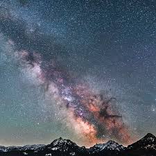 8k refers to a horizontal resolution of 7,680 pixels and vertical resolution 4,320 pixels for a total of 33.2 megapixels. Galaxy Digital Wallpaper Milky Way Starry Sky Mountains Peaks Hd Wallpaper Wallpaperbetter