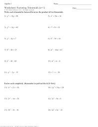 3 3 Factoring Practice Problems For Notes