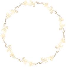 Floral Gold Round Border Png Transparent Clip Art Image Photo Logo Design Free Clip Art Pattern Design Drawing