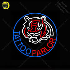 It's made in vintage label style. Neon Light Signs Tattoo Parlor Tiger Neon Bulb Sign Lamp Handcraft Beer Pub Display Business Neon Letrero Neons Enseigne Lumine Neon Bulbs Tubes Aliexpress