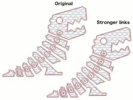 How do you feel when you look in the mirror? Flexi Rex With Stronger Links By Drlex Thingiverse