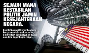 Tidak wujud pertindihan kuasa dan kestabilan. Sejauh Mana Kestabilan Politik Jamin Kesejahteraan Negara Seribu Ombak