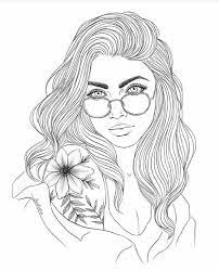 Coloring pages coloring book astonishing horse sheets printable. Realistic Girl Coloring Realistic Colouring Pages People Novocom Top