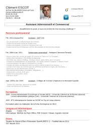 Maybe you would like to learn more about one of these? Cv Assistant Administratif Et Commercial Fichier Pdf