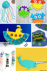 Ocean arts and crafts for preschoolers. Under The Sea Crafts For Kids Arty Crafty Kids