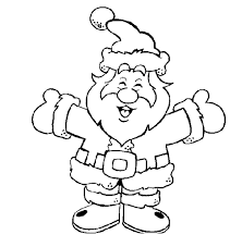 Papa Noel Para Colorear Navidad