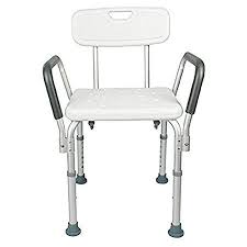 Ctkcom Shower Chair With Back Best Bathtub Chair For Handicap Disabled Seniors Elderly Adju Shower Chair Shower Chairs For Elderly Handicap Shower Chair