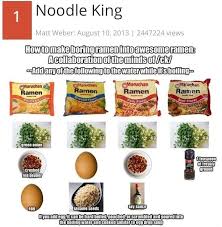 There Are So Many Ways To Doctor Up Your Ramen Noodles Ramen Recipes Top Ramen Recipes Ramen Noodle Recipes Easy