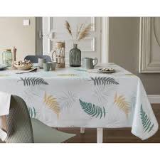 nappe fougere spirale gris nappe decoration maison nappe carree