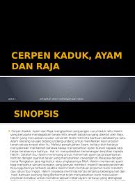 Pendekatan sifat termasuk pendekatan kepemimpinan yang paling tua. Cerpen Kaduk Ayam Dan Raja