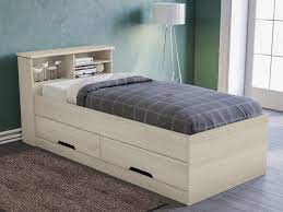 Con un singolo gesto può diventare anche letto. Letto Boris Con Cassetti E Scomparti Quercia 90 X 190 Cm