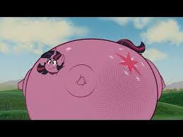 Tribute princess celestia overfed cake weight gain bursting slob frosting luna best pony food coma cheers to ye wginf artists of fa. Twilight Sparkle Inflation Spell Youtube