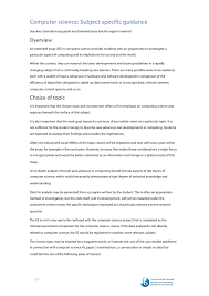 Essay Example Computer Science Ee Subject Guide 2018 Pages Text Cience Extended Ideas Ib Topics Questions Clamplightsa